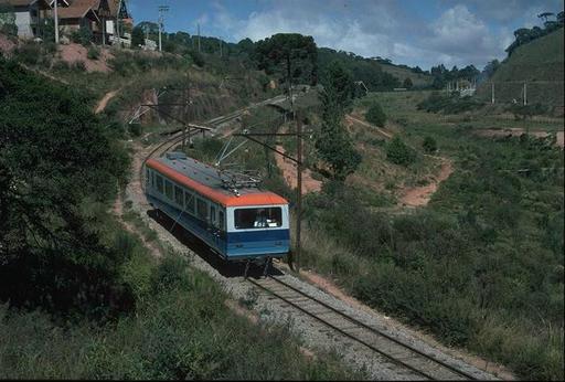 Bergstrecke-Triebwagen A-2, nahe São Cristovão, Campos do Jordão, 1997.