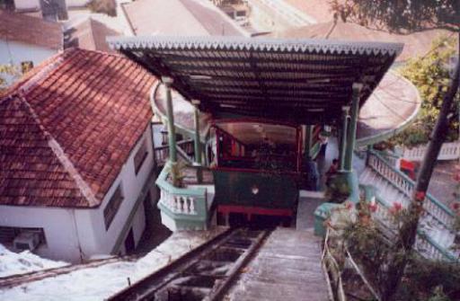Santos SP, Standseilbahn Monte Serrat, Talstation.