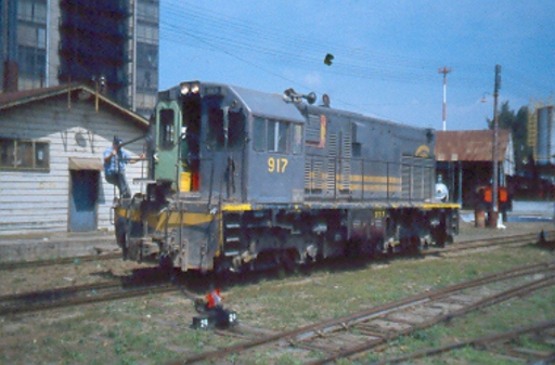 Diesellok 917, Guatemala City.