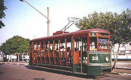 São Paulo, Tram zum Memorial do Imigrante-Museum.