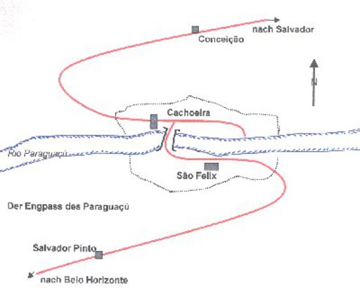 Gegenwärtige Situation in Cachoeira und São Felix, Brasilien.