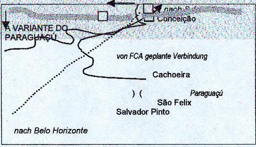 Zukünftige Projekte in Cachoeira und São Felix, Brasilien.