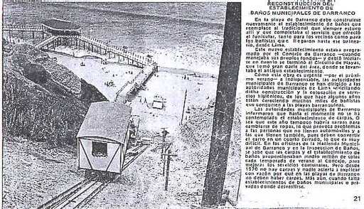 Barranco/Lima, funicular, old view.