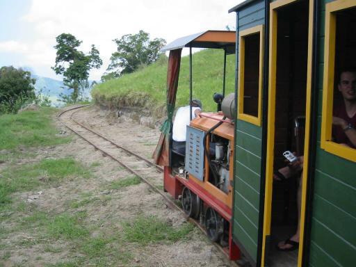 On the way, locomotive Diema DL 20, downhill.